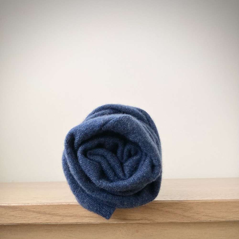 joodito 100% cashmere wraparound scarf upcycled sweater wrap oversize neckwarmer - Picture 8 of 10